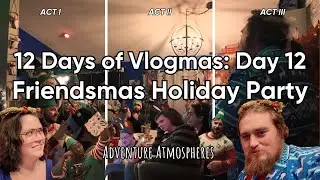 Vlogmas Day 12: A Friendsmas Holiday Party and Christmas Cup Competition 🏆🦌🧝🎄❄️
