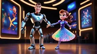 Four Robots Learn Up and Down | Fun Directional Song for Kids | Nursery and Educational Baby Songs