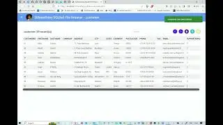 SithasoDaisy SQLite3 File Browser - #csv, #xlsx, #pdf Export