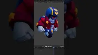Stu little animation ⚡ #brawlstars #blender