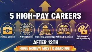 The BEST High Salary Careers After 12th (Science + Arts + Commerce)