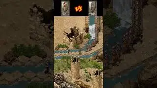 500 Pikemen ⚔️ 500 Eunuchs #strongholdcrusader #gaming #definitiveedition
