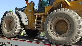 Moving Heavy Equipment with Landoll Trailer 🤠👍