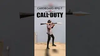 Cardboard RPG-7 #cardboard #airsoft #guns #military #papergun