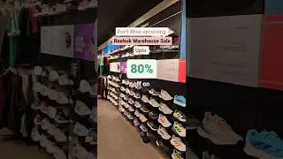 Huge Reebok Warehouse sale in Toronto, upto 80% off