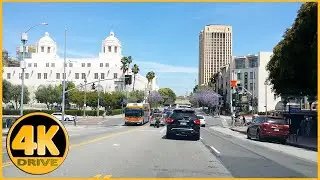 Driving Tour of Sunset Blvd (Hyperion Ave to Vignes St) [4K]