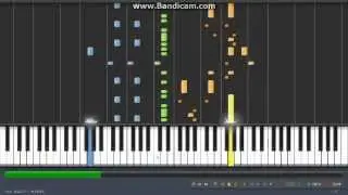 Synthesia - New Super Mario Bros. Desert Overworld Theme (piano duet)