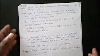 Consumption function, Keynes Absolute income theory of consumption and  or kuznets finding in Hindi