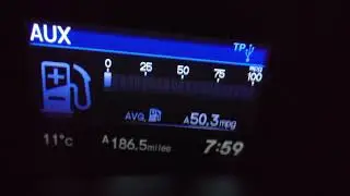 Impressive Honda civic 9th gen 1.8 petrol fuel economy after motorway/highway drive