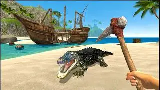 Uncharted Island: Survival game high graphics gameplay || ( ios, android ) game play video 2025