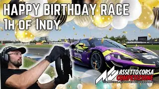 Second Race - Second Podium! At FRL Masters - 1h of Indy- Assetto Corsa Competizione