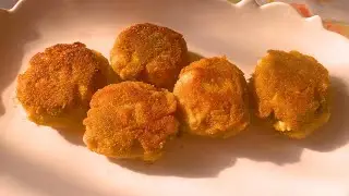 Egg Cutlet : Tea Time Snacks : Street Food Recipes : Cutlet Recipes :  Party Snacks