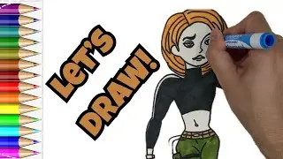 Drawing Kim Possible | Cartoon Style Art for Fans & Nostalgic Vibes!