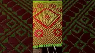 Charpai Ka New Design Flower Cot Weaving Rope #viral #shorts #youtubeshorts