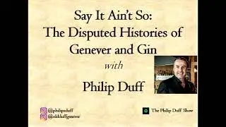 Say It Ain't So: The Disputed Histories of Genever and Gin