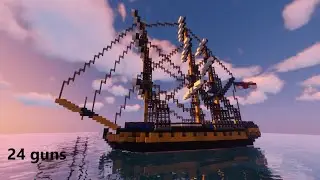 Minecraft: HMS Pandora light frigate
