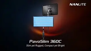 Nanlite PavoSlim 360C &ndash; Slim, Powerful RGBWW Soft Light Panel for Video & Photography