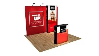 WaveLight Air Wall Tradeshow Display By besttradeshowdisplay.com