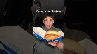 Ate Culvers burger in 6 bites btw