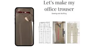 How to draft official trousers or pants