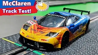 Scalextric McLaren F1 GTR Slot Car TRACK TEST!