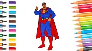 Superman Coloring Pages for Kids