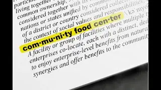 Good Food Glossary: Community Food Centers