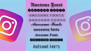 Cool Fonts & Symbol for Instagram, Facebook