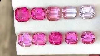 Star Rubies Crystals | Cutting and Polishing Ruby Crystals | Transparency Checking