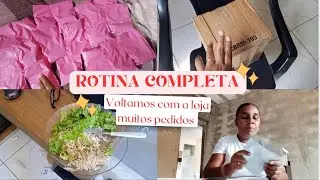 ROTINA DE VENDEDORA DA SHOPEE / MUITOS PEDIDOS  Trabalhando de casa com LOJA na Shopee