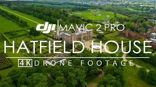 Hatfield House and Garden 4K 10bit DJI Mavic 2 Pro Cinematic Drone Footage