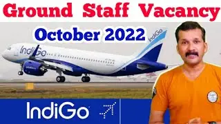 Ground staff job vacancy | Airline Job 2022 | Indigo airlines vacancy 2022  | @flyairAcademy