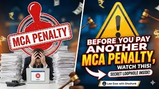 Прежде чем платить очередной штраф MCA, посмотрите это! #companiesact2013 #viral #mca #penalty #t...