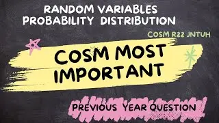 Very Most Important in COSM || Random Variation in Telugu || Probability Distribution in Telugu ||