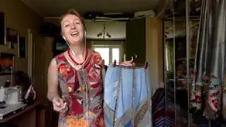 Лоскутный эфир 152 . Печворк. Продолжаем шить лоскутную юбку! 4 часть