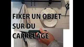 Comment fixer un Dérouleur papier WC, Barres torchons murale? miroir sur du carrelage ?