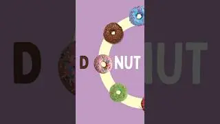 Food Ad | Ad | Yummy Donut Animation | Best Donut Ad Ever 🍩✨😋#viral #donuts #canva #ad #animation