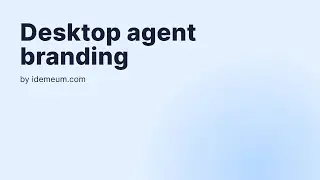 Desktop client branding - PAM for MSPs