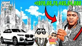 FRANKLIN TOUCH ANYTHING BECOME GOLD & DIAMOND || EVERYTHING IS FREE IN GTA 5 ! LITTLE BIG GTA