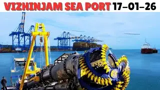 രണ്ടാം ഘട്ട വർക്കുകൾ .! Vizhinjam sea port Trivandrum. 
