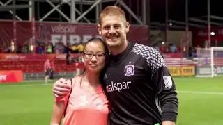 Cancer Survivor Matt Lampson's Efforts to 'Kick Childhood Cancer'