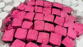 Colourful Chalk ASMR Crush |  Red Chalk ASMR Crush 