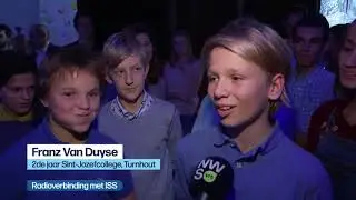 contact SJT met ISS   Het journaal 19u 20181016