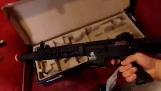 Lancer Tactical M4 Gen 2 AEG Electric Airsoft Rifle Gun   Black Unboxing