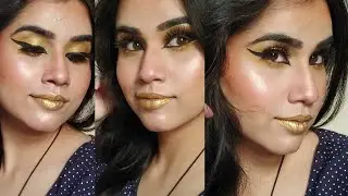 yellow monochromatic makeup/Yellow makeup look/Mars one brand makeup tutorial/Red hair colour