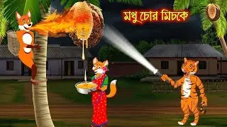 মধুচোর মিসকে | Modhu Chor Miske | Fox Cartoon | Interesting & Comedy stories | Bangla Cartoon Golpo
