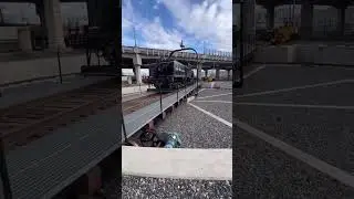 Three-truck Shay steam locomotive at the Oregon Rail Heritage Foundation