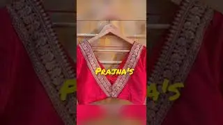 puja blouse collection from Prajna's. #hitdesigns #blousedesign #blousecollection #trendingshorts