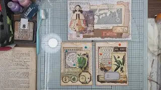 Desk Makes | Unfinished Projects | Part 2 | Book Page Pockets | Large Journal Card
