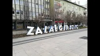 Город Залаэгерсег. Подготовка в Рождеству и Новому году. Ноябрь 2021г